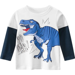 Boys' Long Sleeve Cotton T-Shirt for Kids