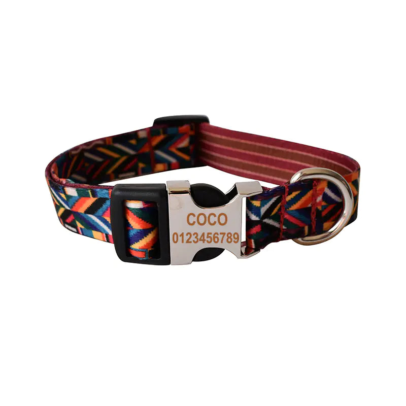 Ethnic Printed Dog Leash Ribbon for Pets