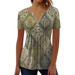 Generic Womens Tops Dressy Casual Womens Plus Blouses 3/4 Length Sleeve Womens Tops Dressy Tops for Women Plus Size Blouses for Women Dressy Womens 3/4 Sleeve Tops Womens Summer Tops 2024