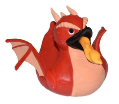 Wild Republic Rubber Ducks Bath Toys Kids Gifts Pool Toys Water Toys Red Dragon 4"