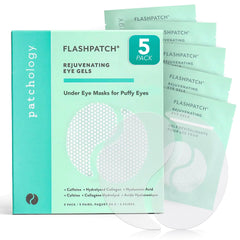 Patchology Under Eye Gel Patches – Natural Eye Masks for Puffy Eyes Dark Circles & Eye Bags Soothing Skincare Treatment for All Skin Types Beauty & Personal Care Essentials (5 Pairs)